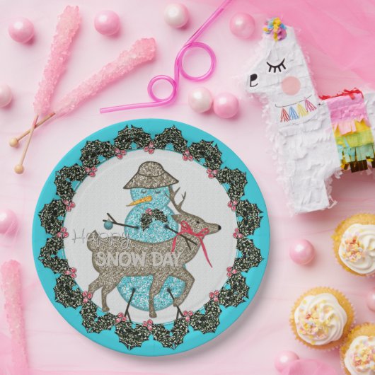Sneeuwdagpapier Bord (Feest)