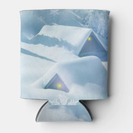 Sneeuwdak in een bos blikjeskoeler