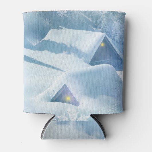 Sneeuwdak in een bos blikjeskoeler (Voorkant)