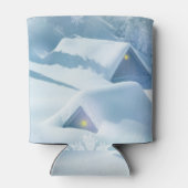 Sneeuwdak in een bos blikjeskoeler (Achterkant)