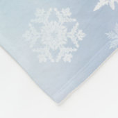 Sneeuwdak in een bos fleece deken (Hoek)