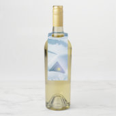 Sneeuwdak in een bos flessenhanger (Op fles)