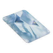 Sneeuwdak in een bos magneet (Rechterzijde)