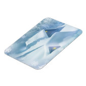 Sneeuwdak in een bos magneet (Linkerzijde)