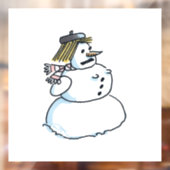 Sneeuwdamesraamkoeling Raamsticker (Vel 2)