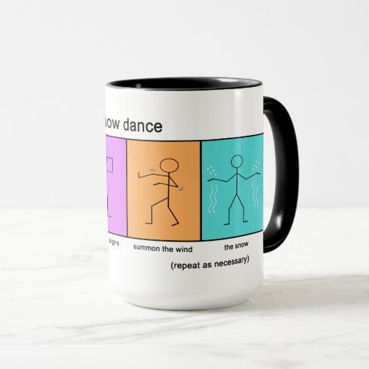 Sneeuwdans Koffiekoffie-Mok Mok (Voorkant rechts)