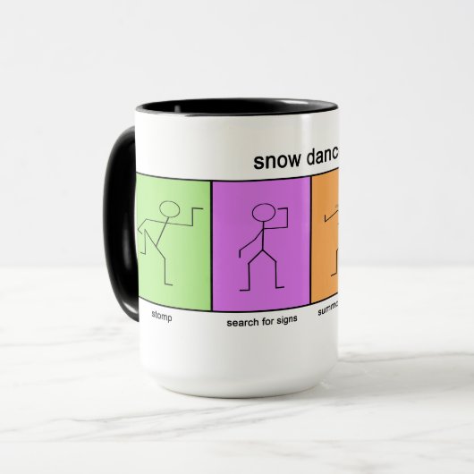 Sneeuwdans Koffiekoffie-Mok Mok (Voorkant links)