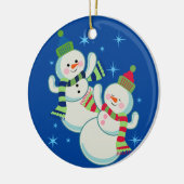 sneeuwdanser keramisch ornament (Links)