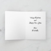 Sneeuwdansers Joyous Feestdagen Card Kaart (Binnen)
