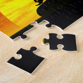 Sneeuwde homoseksuele lesbische liefdesmeditatie legpuzzel (Zijkant)