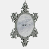 Sneeuwdecoratie Tin Sneeuwvlok Ornament (Links)