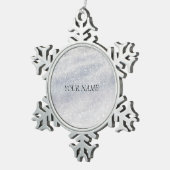 Sneeuwdecoratie Tin Sneeuwvlok Ornament (Rechts)