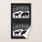 Sneeuwdeer Bad Handdoek (Handdoek)