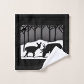 Sneeuwdeer Bad Handdoek (Wasdoekje)