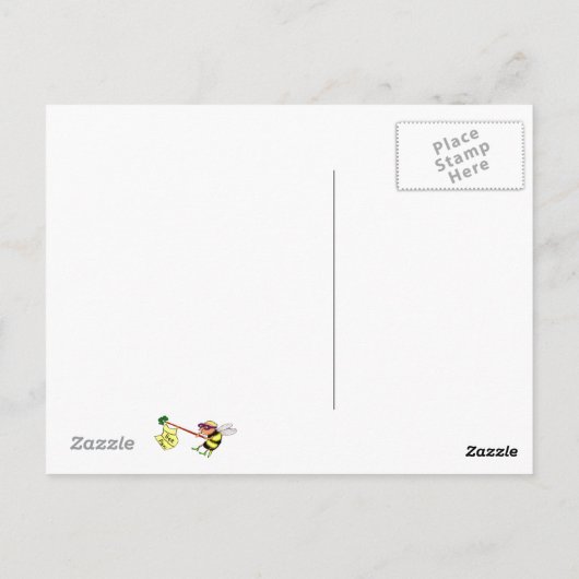 Sneeuwdeer Briefkaart (Achterkant)