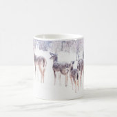 Sneeuwdeer in Texas Art Mok Cup (Center)