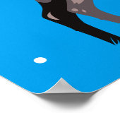 Sneeuwdeer Poster (Hoek)