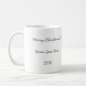 Sneeuwdeer Silhouette Painting Mok (Links)