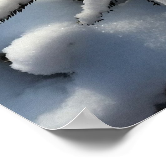 Sneeuwdeken Poster (Hoek)