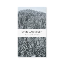 Sneeuwdennenbomen Bergketen Minimal Nordic