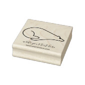 Sneeuwdier dat Beer van poly gebruikt Rubberstempel (Stempel)