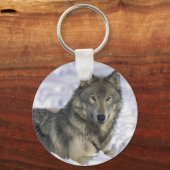 Sneeuwdier Sleutelhanger (Voorkant)