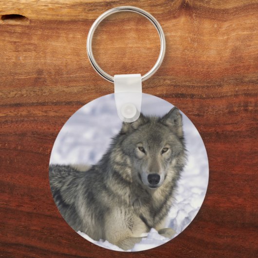 Sneeuwdier Sleutelhanger (Voorkant)