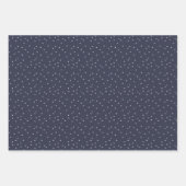 Sneeuwdorp Sneeuwvlok Winter nacht Kerstmis Inpakpapier Vel (Voorkant)