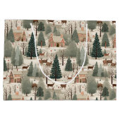Sneeuwdorpsroom Groot Cadeauzakje (Achterkant)