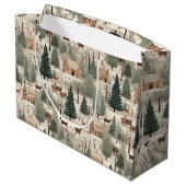 Sneeuwdorpsroom Groot Cadeauzakje (Achterkant Gekanteld)