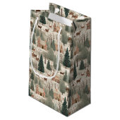 Sneeuwdorpsroom Klein Cadeauzakje (Achterkant Gekanteld)