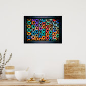 Sneeuwdraden portret poster (Keuken)