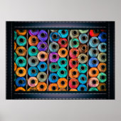 Sneeuwdraden portret poster (Voorkant)