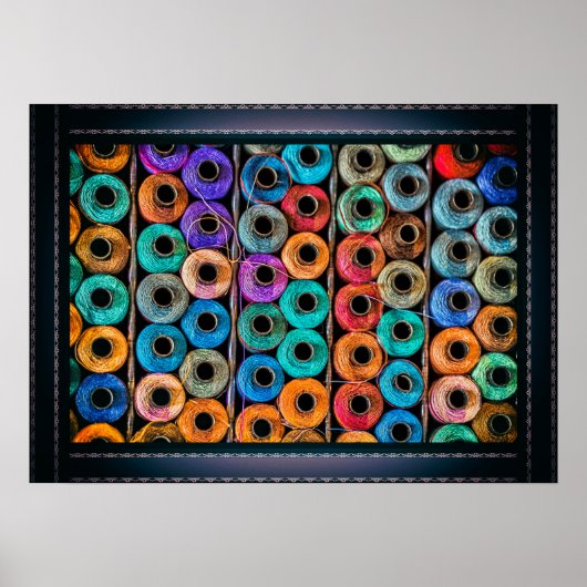 Sneeuwdraden portret poster (Voorkant)