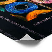 Sneeuwdraden portret poster (Hoek)