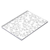 Sneeuwdrift, Star Dust decoratSpiral Photo Notitie Notitieboek (Linkerzijde)