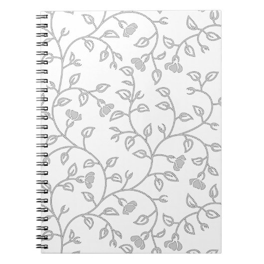 Sneeuwdrift, Star Dust decoratSpiral Photo Notitie Notitieboek (Voorkant)