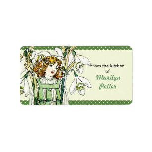 sneeuwdrop meisje bloemig uit de keuken van etiket