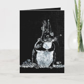 Sneeuweekhoorn Feestdagen Kaart (Voorkant)