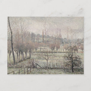 Sneeuweffect bij Eragny, 1894 Briefkaart