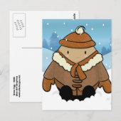 Sneeuweieren Briefkaart (Voorkant / Achterkant)