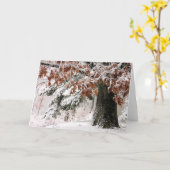 Sneeuweikbladeren Kaart (Gele Bloem)