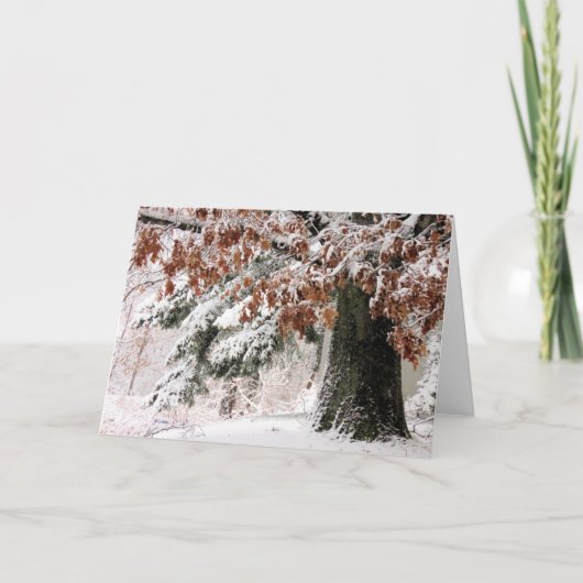 Sneeuweikbladeren Kaart (Voorkant)