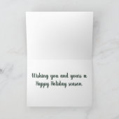 Sneeuweland Feestdagen Kaart (Binnen)