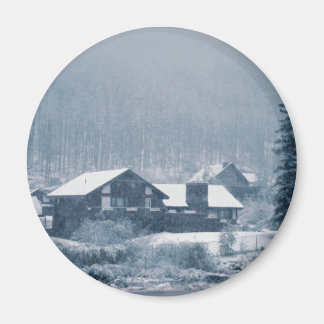 Sneeuwen in aspenmagneten magneet