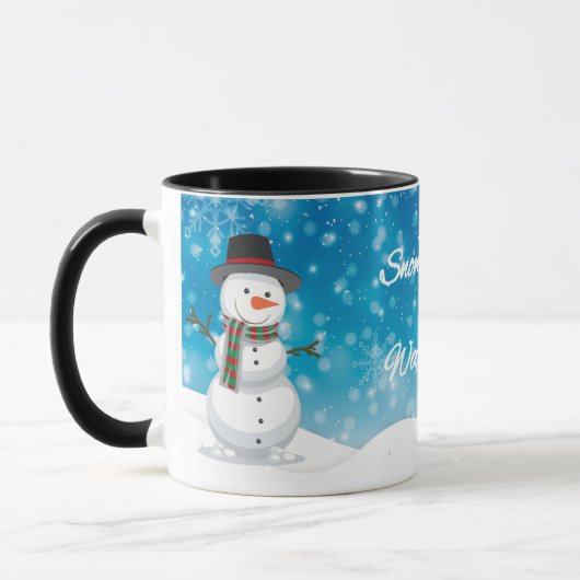 Sneeuwende Knuffels & Warme Slokken Mok (Links)