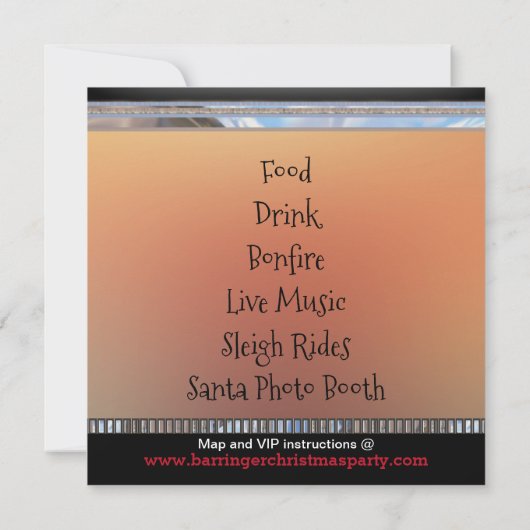 Sneeuwengel Feestelijk Kerstfeest Kaart (Achterkant)