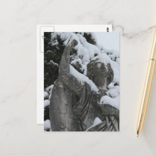 Sneeuwengel in Washington, Iowa Briefkaart