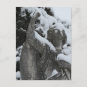 Sneeuwengel in Washington, Iowa Briefkaart (Voorkant)