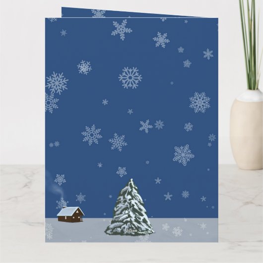 Sneeuwengel Kaart (Achterkant)